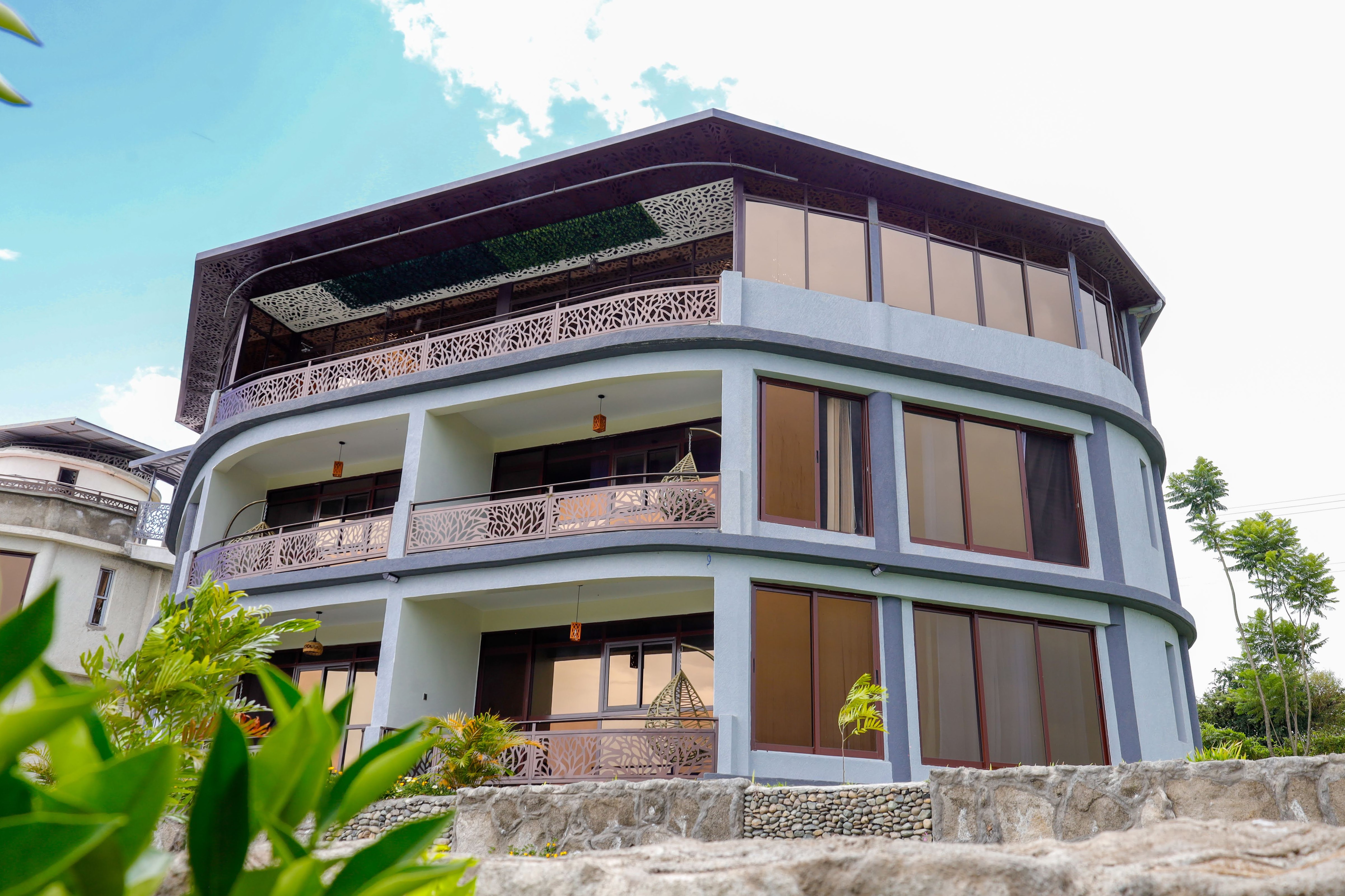 Open-air balcony outlook at Holiday Homes