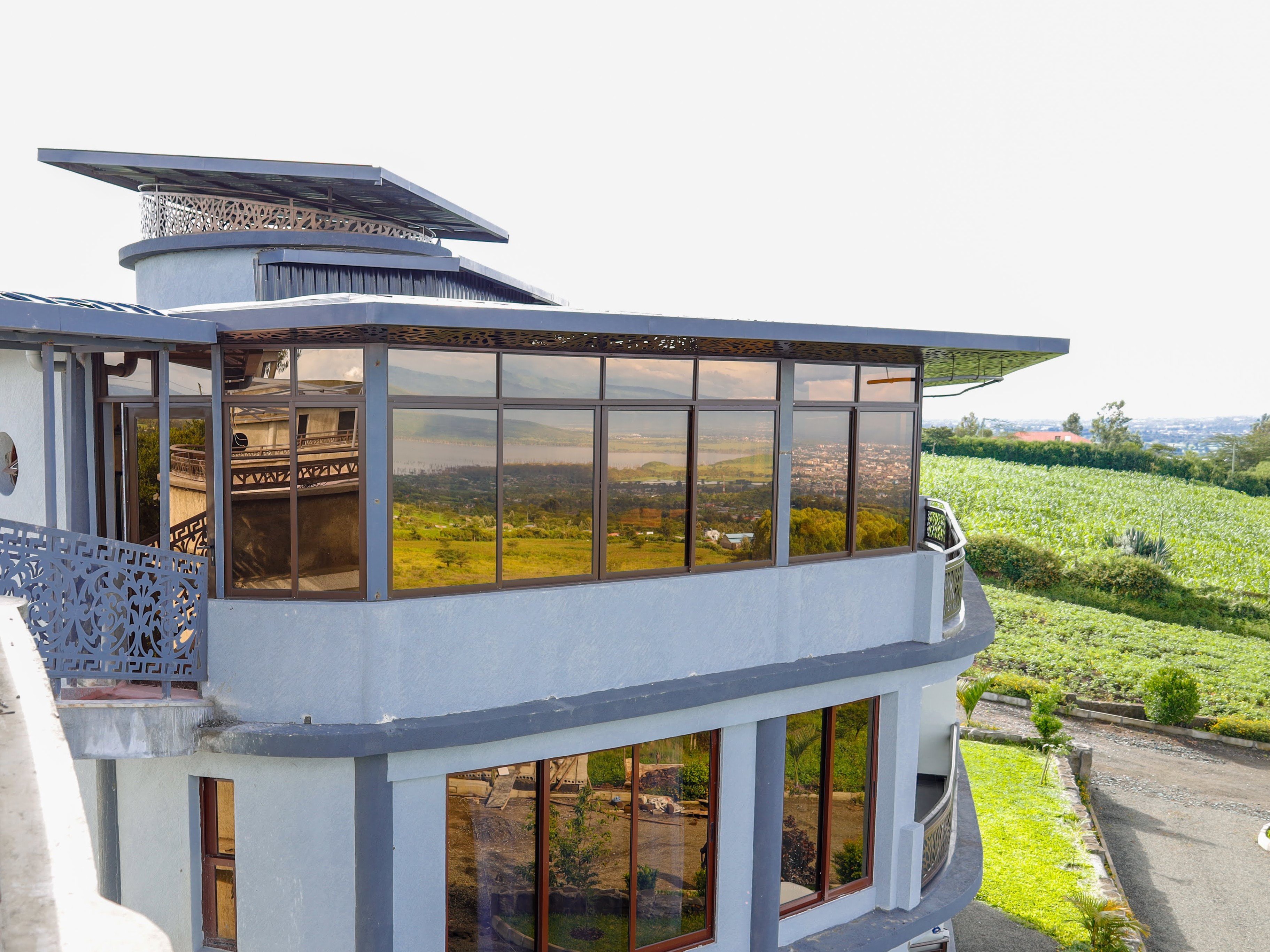 Elevated views from the Holiday Homes property